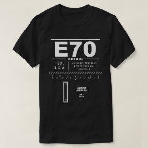 Huber Airpark Airport E70 T-Shirt
