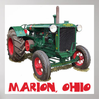 Huber Tractor - Marion, Ohio Poster