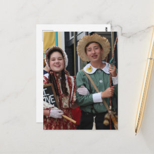 Huck Finn Cosplay Actor and Actress Postcard