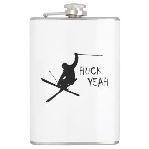 Huck Yeah (Skiing) Hip Flask