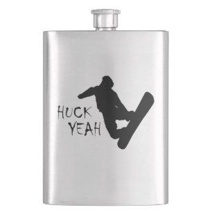 Huck Yeah (Snowboarding) Hip Flask