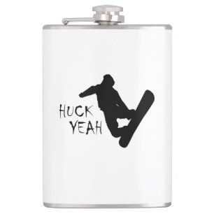 Huck Yeah (Snowboarding) Hip Flask