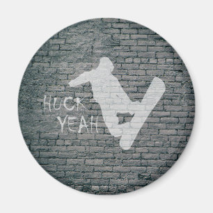 Huck Yeah (Snowboarding) Magnet