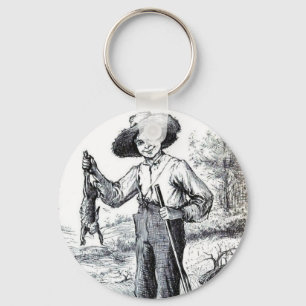 Huckleberry Finn Key Ring