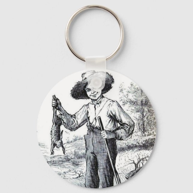 Huckleberry Finn Key Ring (Front)