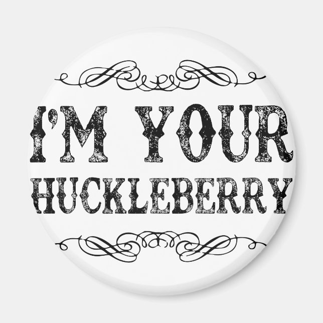 huckleberry magnet (Front)