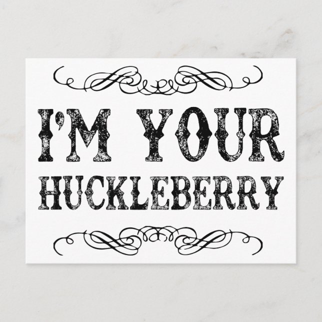 huckleberry postcard (Front)