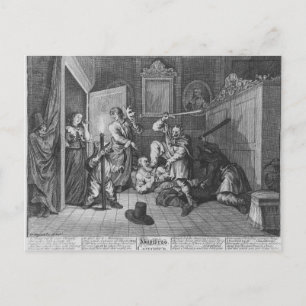 Hudibras Catechiz'd, Plate IV Postcard
