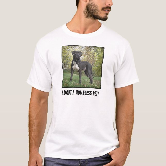 Hudson - Adopt A Homeless Pet! T-Shirt (Front)