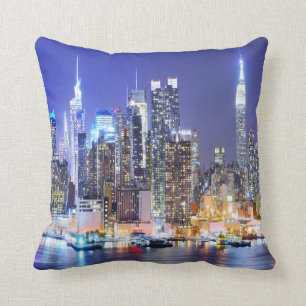 Hudson And Manhattan Cushion