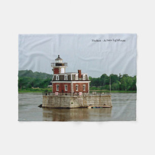 Hudson Athens Lighthouse fleece blanket