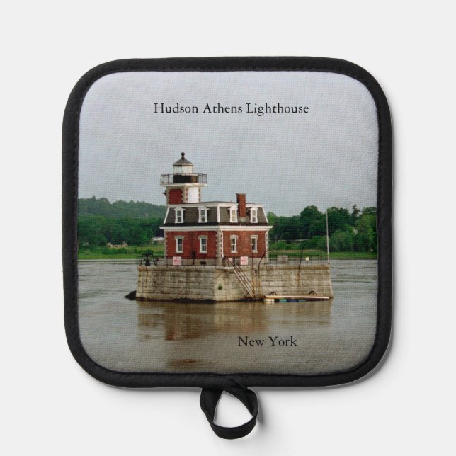 Hudson Athens Lighthouse pot holder (Front)