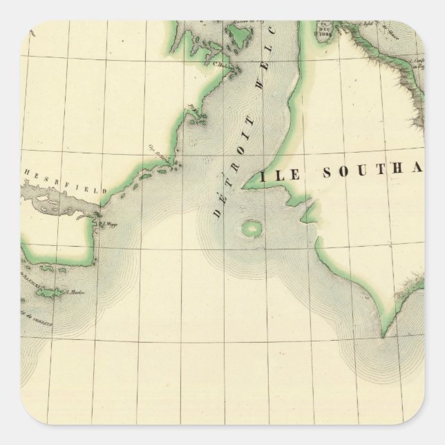 Hudson Bay 17 Square Sticker (Front)