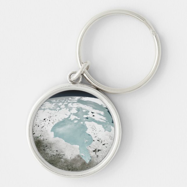 Hudson Bay Sea Ice On April 29, 2006. Key Ring (Front)