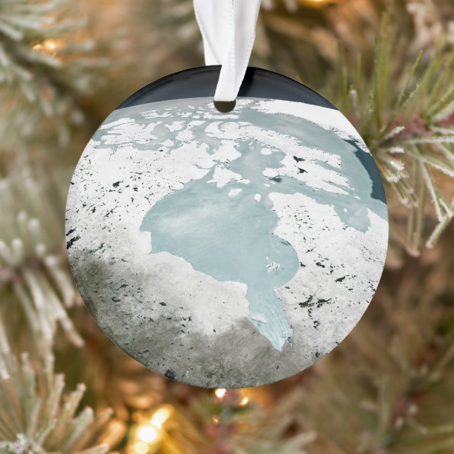 Hudson Bay Sea Ice On April 29, 2006. Ornament (Tree)