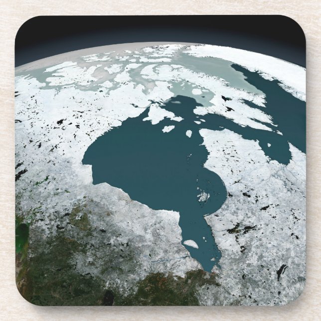 Hudson Bay Sea Ice On November 14, 2005. Coaster (Front)