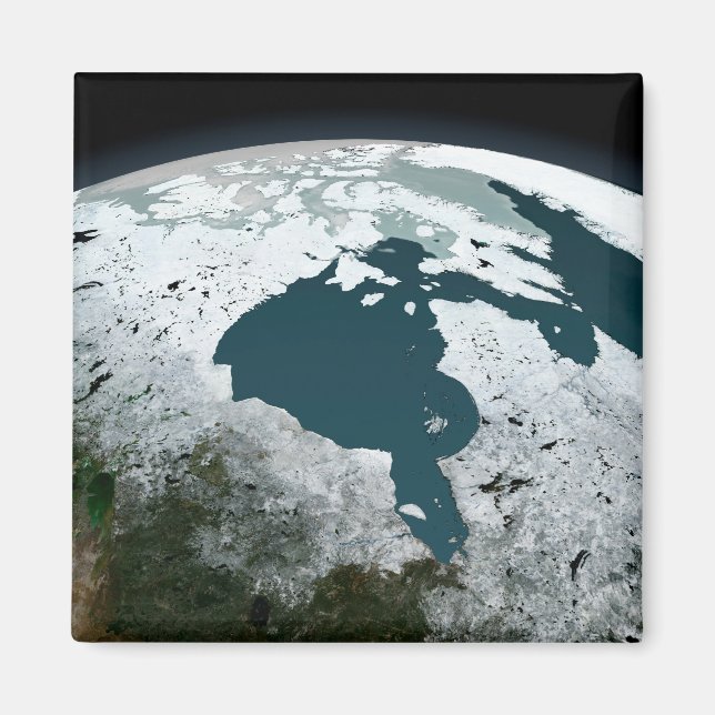 Hudson Bay Sea Ice On November 14, 2005. Magnet (Front)