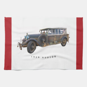 Hudson Car 1929 Tea Towel