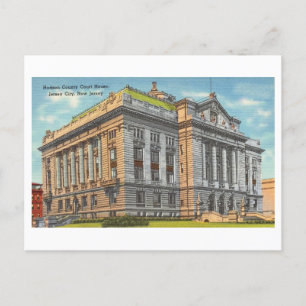 Hudson County Court House in Jersey City, NJ Postcard