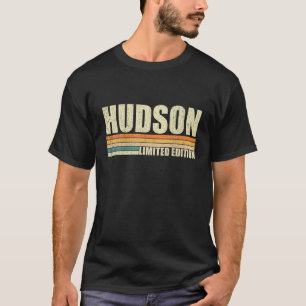 Hudson Gift Name Personalised Funny Retro Vintage T-Shirt