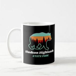 Hudson Highlands State Park New York NY Bear Retro Coffee Mug