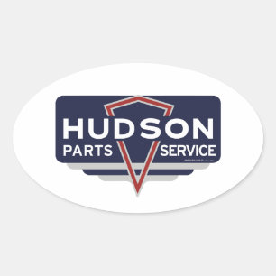 Hudson Motor Cars Oval Sticker
