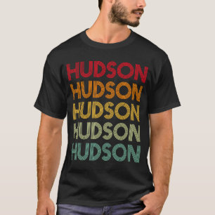 Hudson Retro Name Humour Nickname T-Shirt