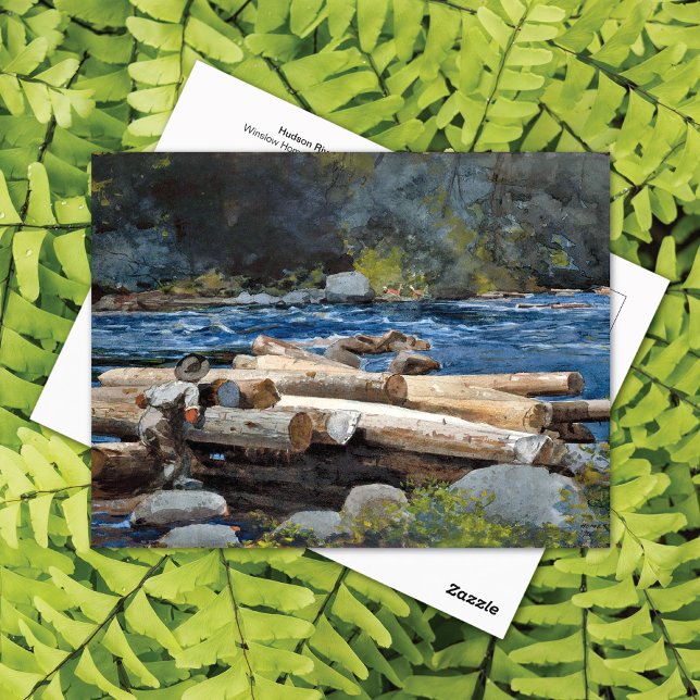 Hudson River Adirondacks Winslow Homer Postcard (Creator Uploaded)