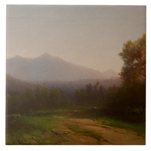 Hudson River Landscape, c.1860-5 (oil on canvas) Tile