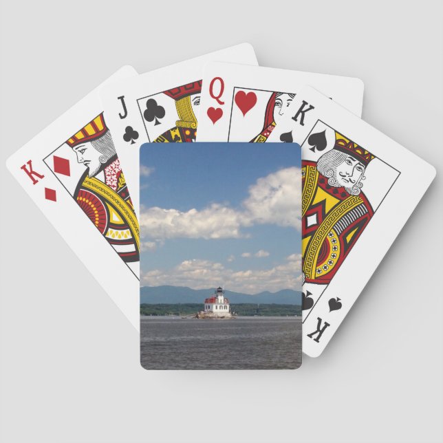 Hudson River Lighthouse  Playing Cards (Back)
