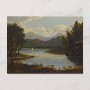 Hudson River Painting Postcard