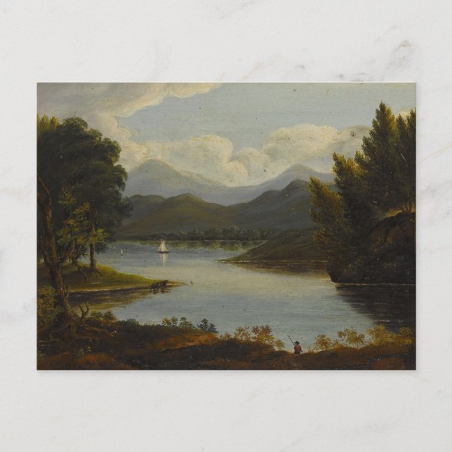 Hudson River Painting  Postcard (Front)