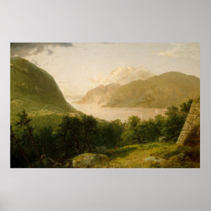 Hudson River Scene 1857 Poster