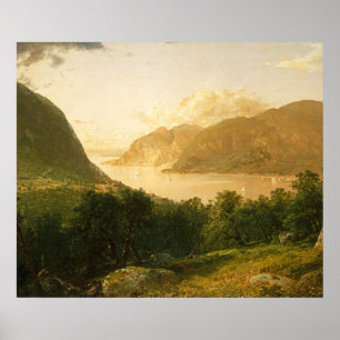 Hudson River Scene by John Frederick Kensett Poster
