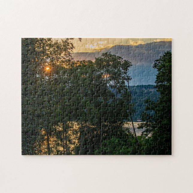 Hudson River Summer Evening Jigsaw Puzzle (Horizontal)