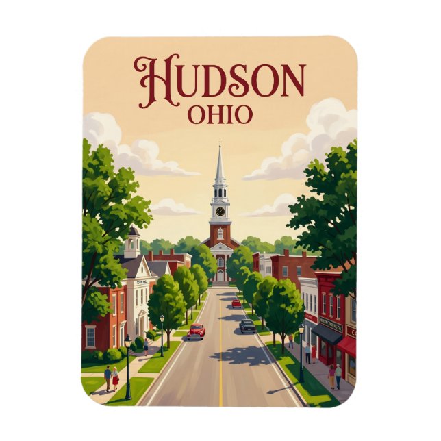 Hudson USA Magnet (Vertical)