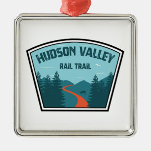 Hudson Valley Rail Trail New York Metal Tree Decoration