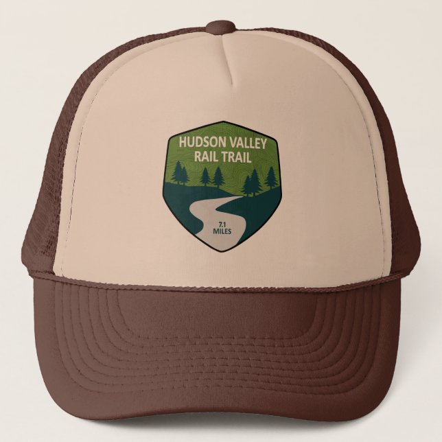 Hudson Valley Rail Trail New York Trucker Hat (Front)