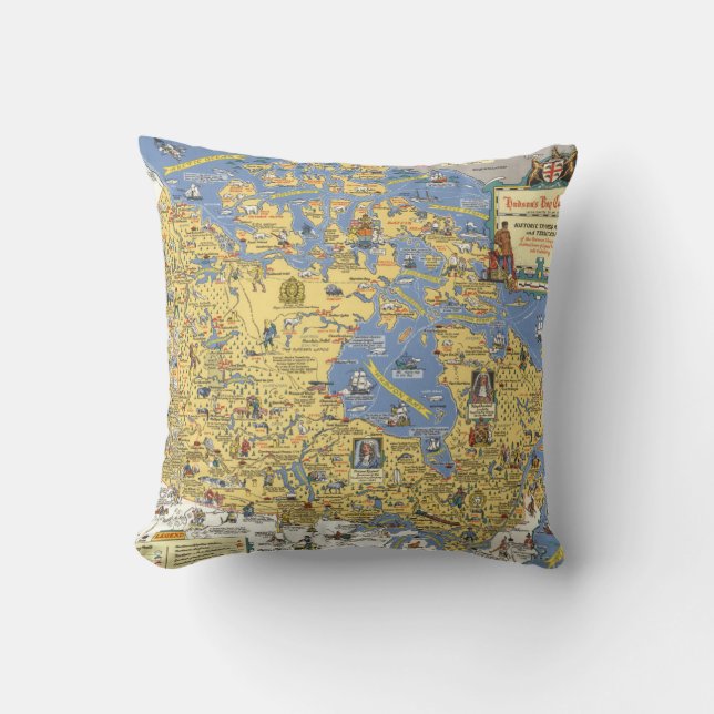 Hudson's Bay Company - Map of Canada Cushion (Front)