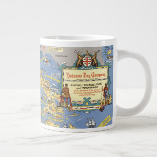 Hudson's Bay Company - Map of Canada Large Coffee Mug