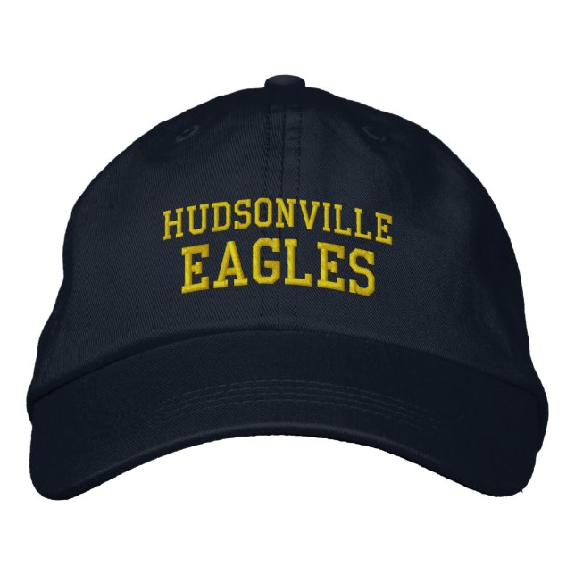 Hudsonville High School Embroidered Baseball Hat (Front)