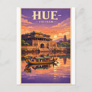 Hue Ancient Capital, Vietnam travel Postcard
