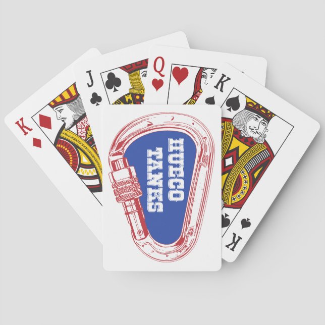 Hueco Tanks Carabiner Playing Cards (Back)