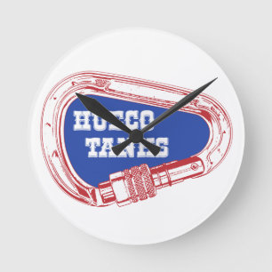 Hueco Tanks Carabiner Round Clock