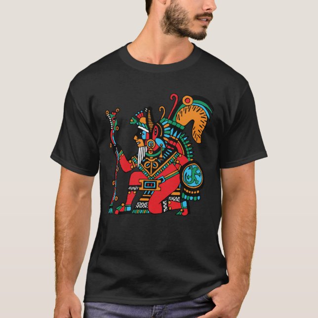 Huehuecoyotl – The Old Coyote – A Trickster T-Shirt (Front)