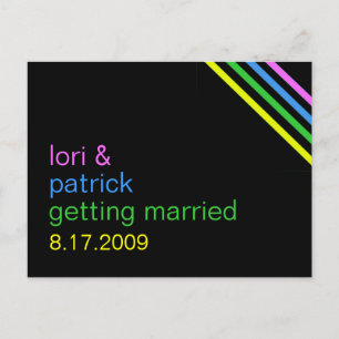 Hues Custom Save The Date Invite
