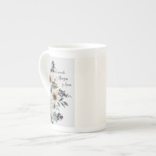 Hues of Love - Watercolor Hugs Bone China Mug