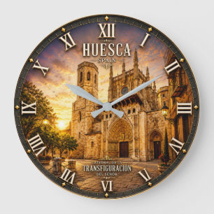Huesca Spain Catedral de la Transfiguración Large Clock