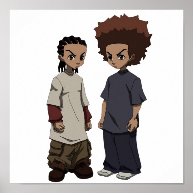 Huey and Riley Freeman  RIP Grandpa Freeman Poster (Front)