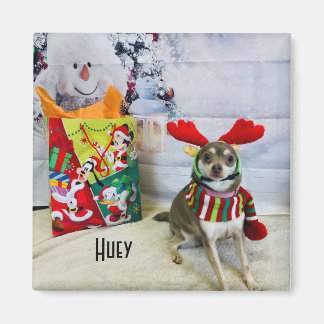 Huey Christmas outfit magnet